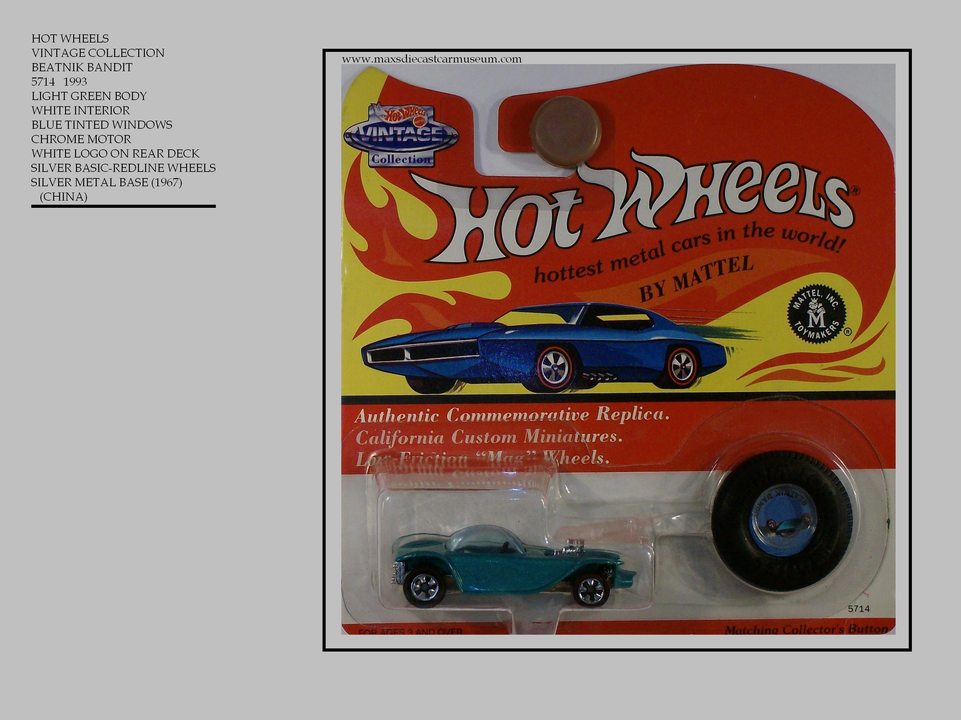 1993 hot wheels vintage collection